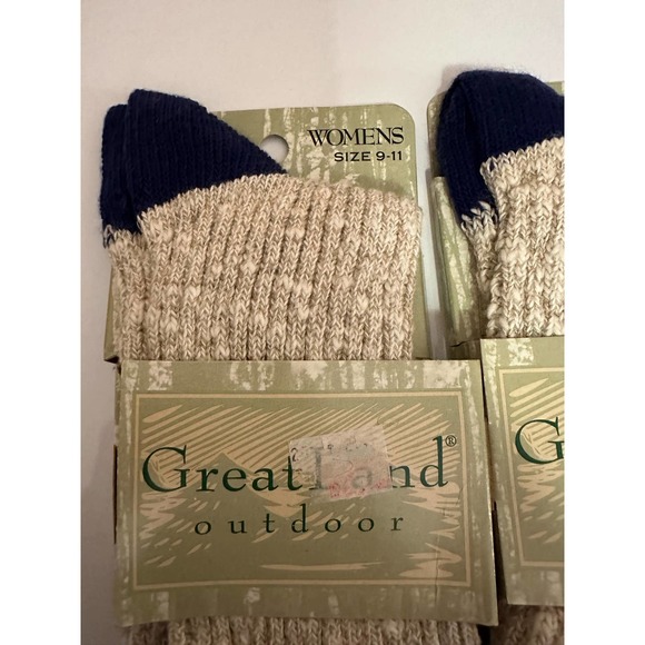 Vintage New NOS Women 5 Greatland Boots 9-11 Socks USA outdoor winter warm - Picture 2 of 6